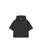 Blusa Infantil Capuz Manga Curta Over Fit em Moletom KIDS1©