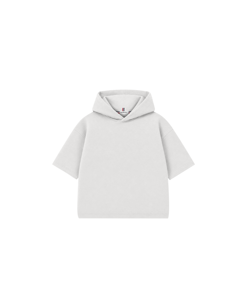 Blusa Infantil Capuz Manga Curta Over Fit em Moletom KIDS1©