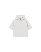 Blusa Infantil Capuz Manga Curta Over Fit em Moletom KIDS1©