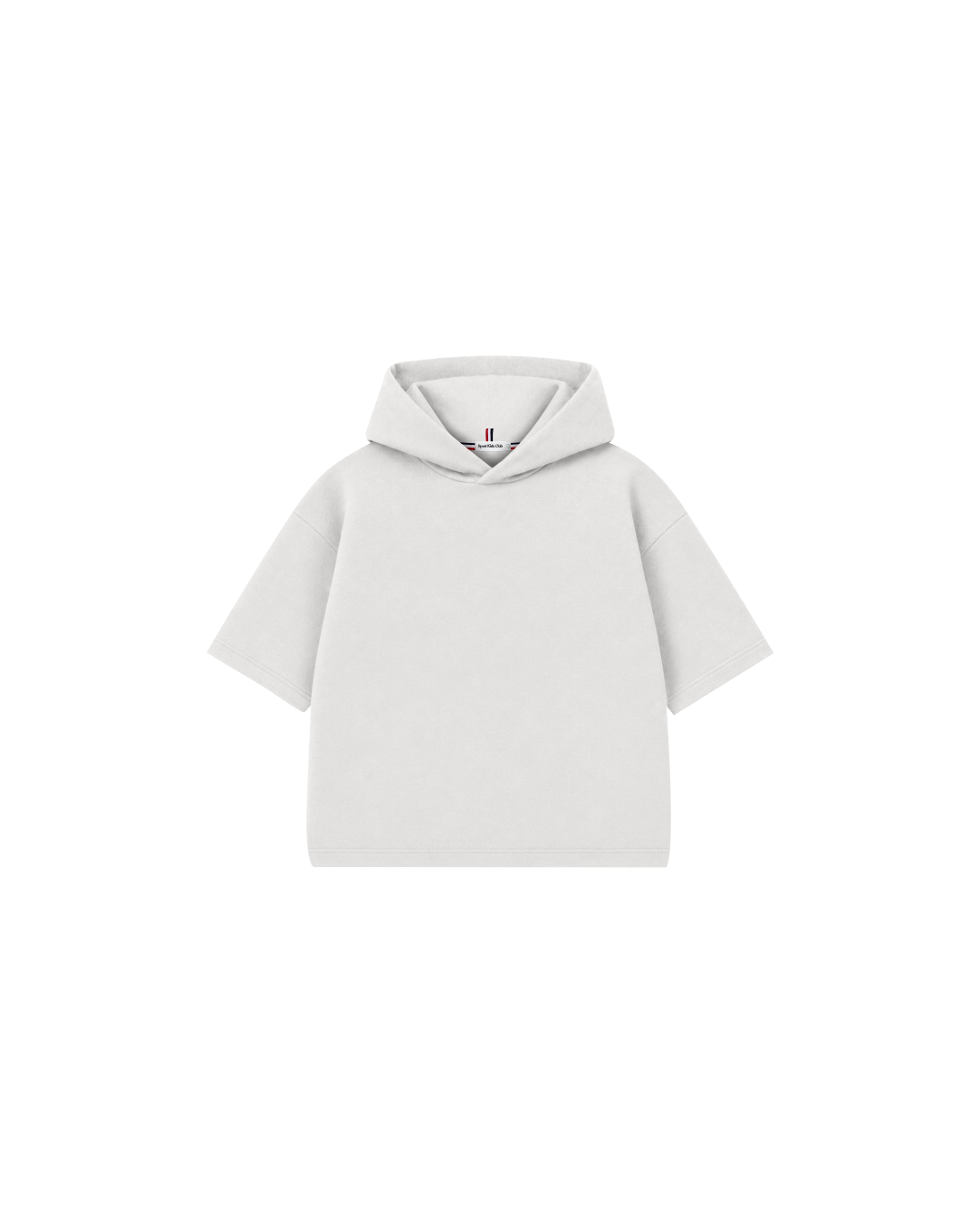 Blusa Infantil Capuz Manga Curta Over Fit em Moletom KIDS1©