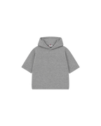 Blusa Infantil Capuz Manga Curta Over Fit em Moletom KIDS1©