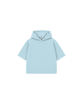 Blusa Infantil Capuz Manga Curta Over Fit em Moletom KIDS1©