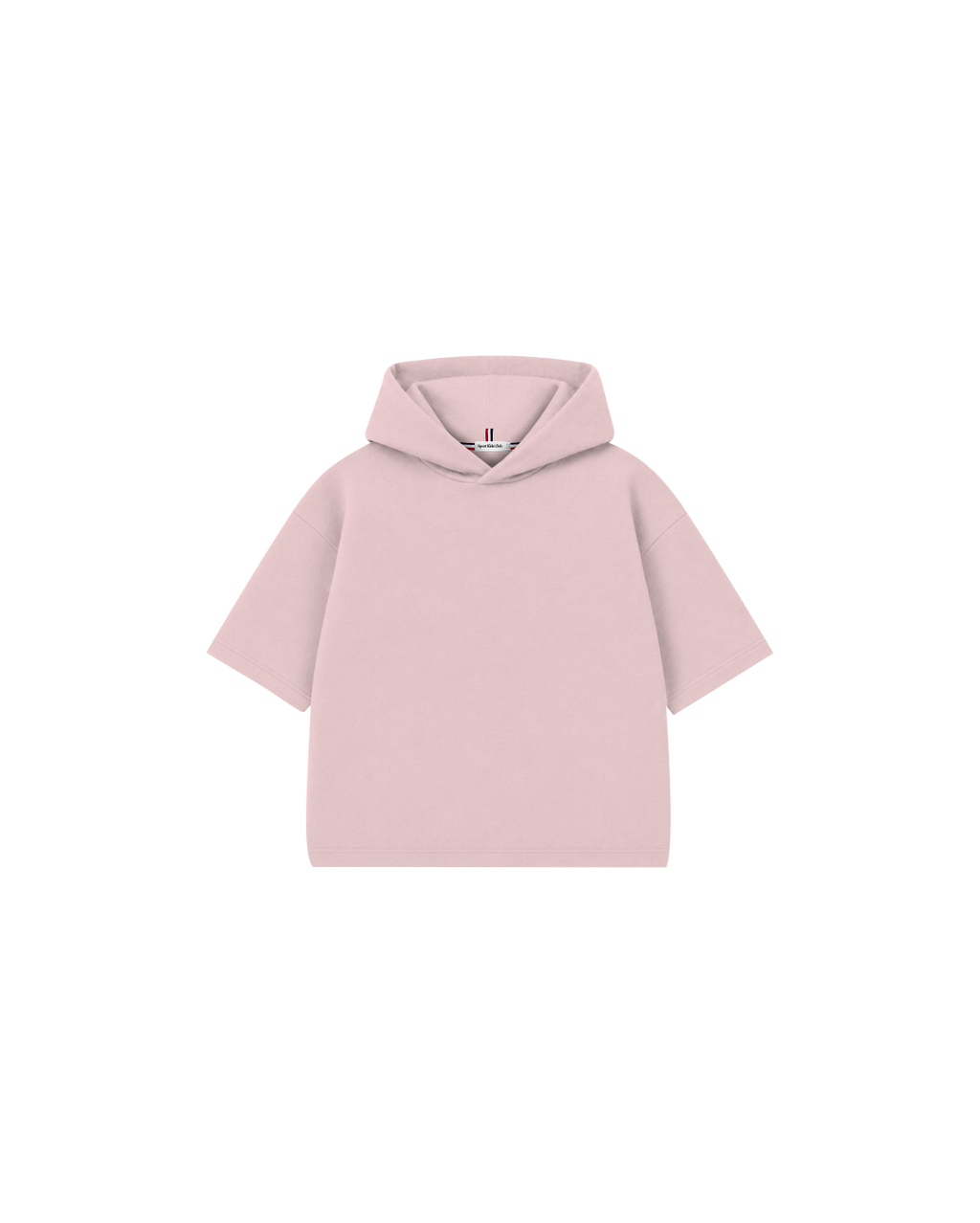 Blusa Infantil Capuz Manga Curta Over Fit em Moletom KIDS1©