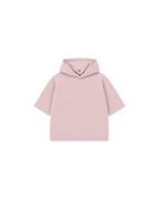 Blusa Infantil Capuz Manga Curta Over Fit em Moletom KIDS1©