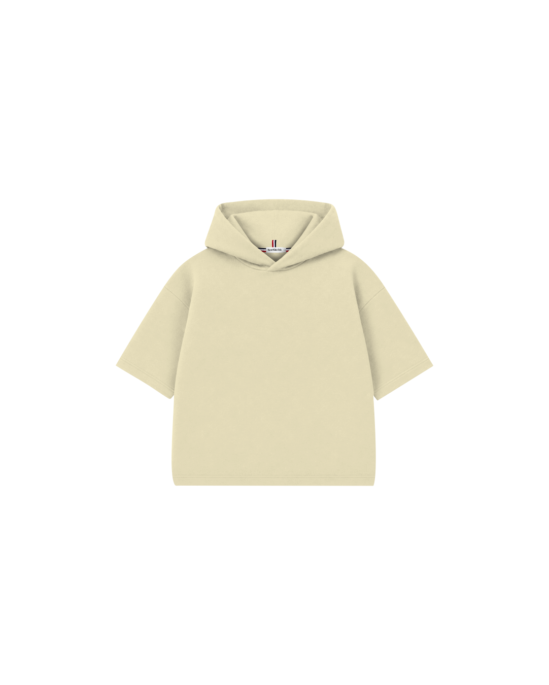 Blusa Infantil Capuz Manga Curta Over Fit em Moletom KIDS1©