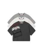Camiseta Infantil Over-Fit em Malha  KIDS1© PACK-3