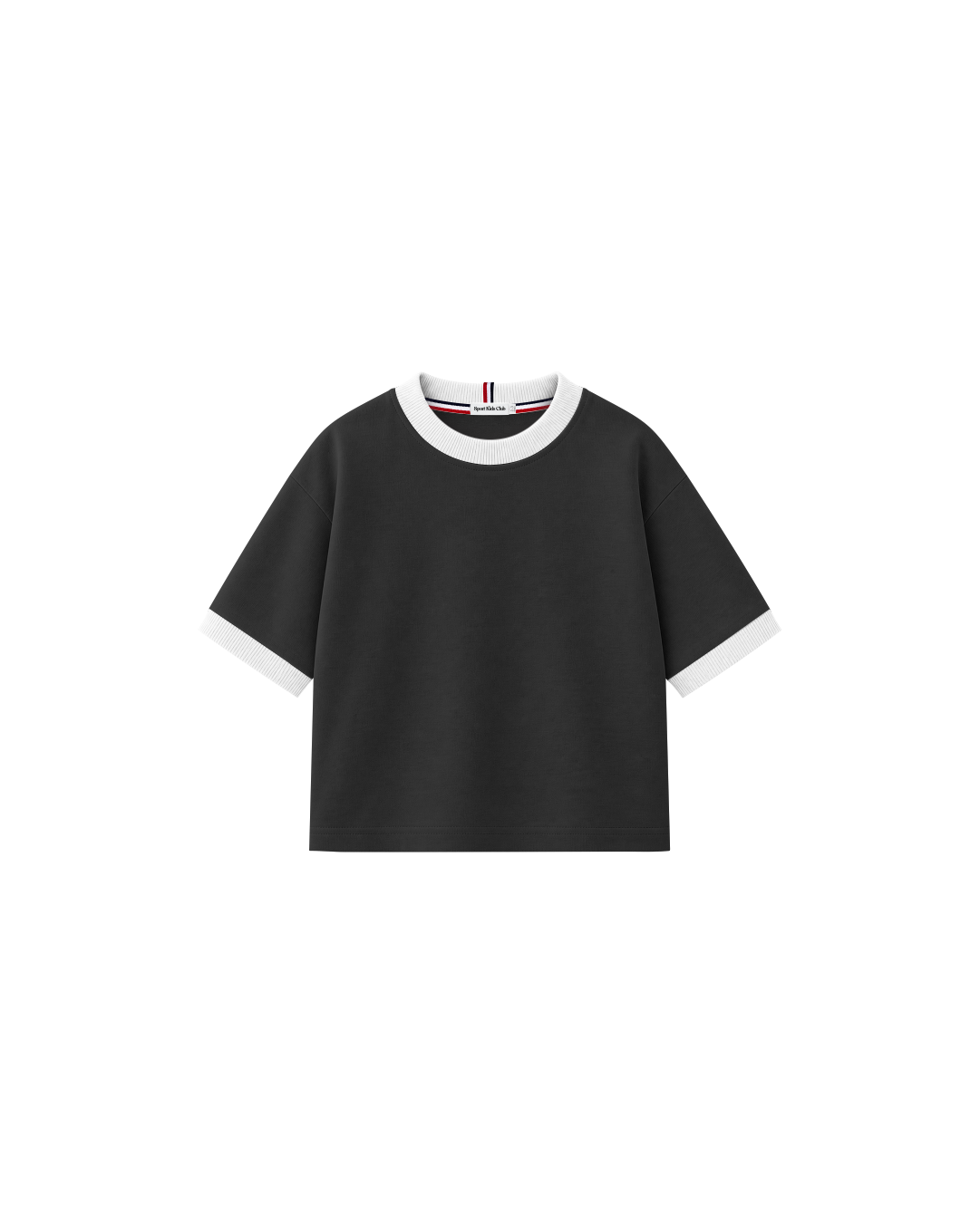 Camiseta Infantil Over-Fit Ringer em Moletom KIDS2©
