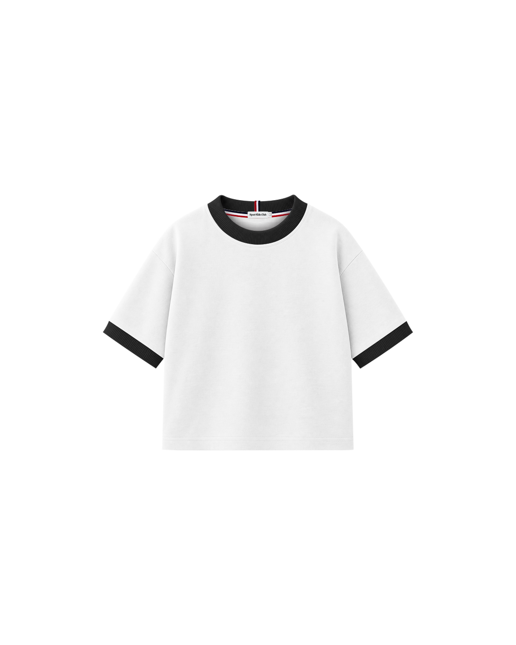 Camiseta Infantil Over-Fit Ringer em Moletom KIDS2©
