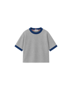Camiseta Infantil Over-Fit Ringer em Moletom KIDS2©