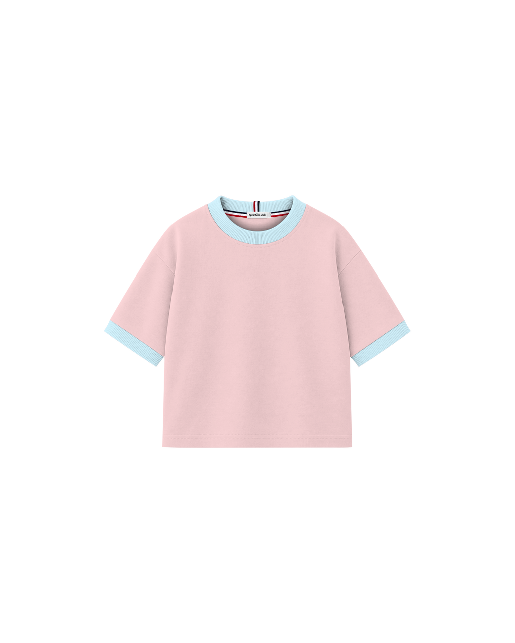 Camiseta Infantil Over-Fit Ringer em Moletom KIDS2©