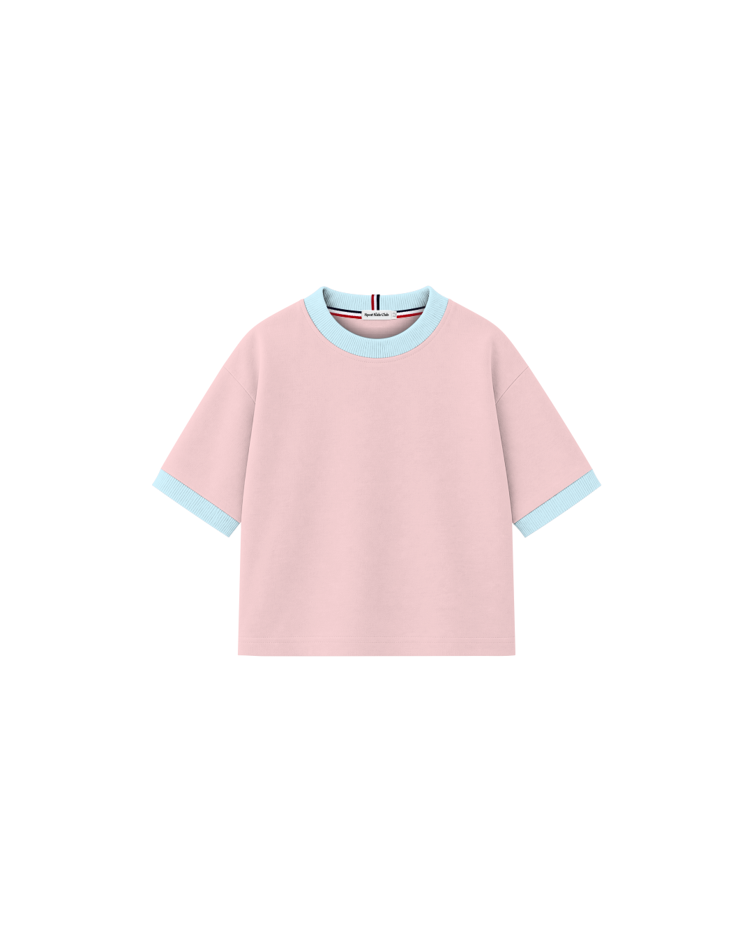 Camiseta Infantil Over-Fit Ringer em Moletom KIDS2©