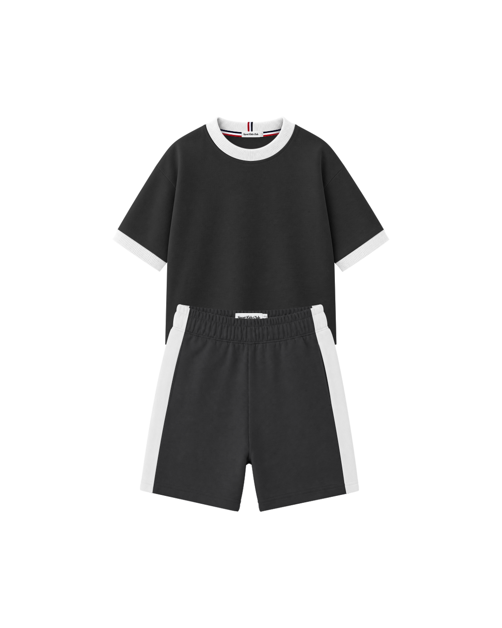 Conjunto Infantil Oversized-Fit Ringer 1 Camiseta 1 Bermuda KIDS2© (Pack-2)