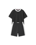 Conjunto Infantil Oversized-Fit Ringer 1 Camiseta 1 Bermuda KIDS2© (Pack-2)