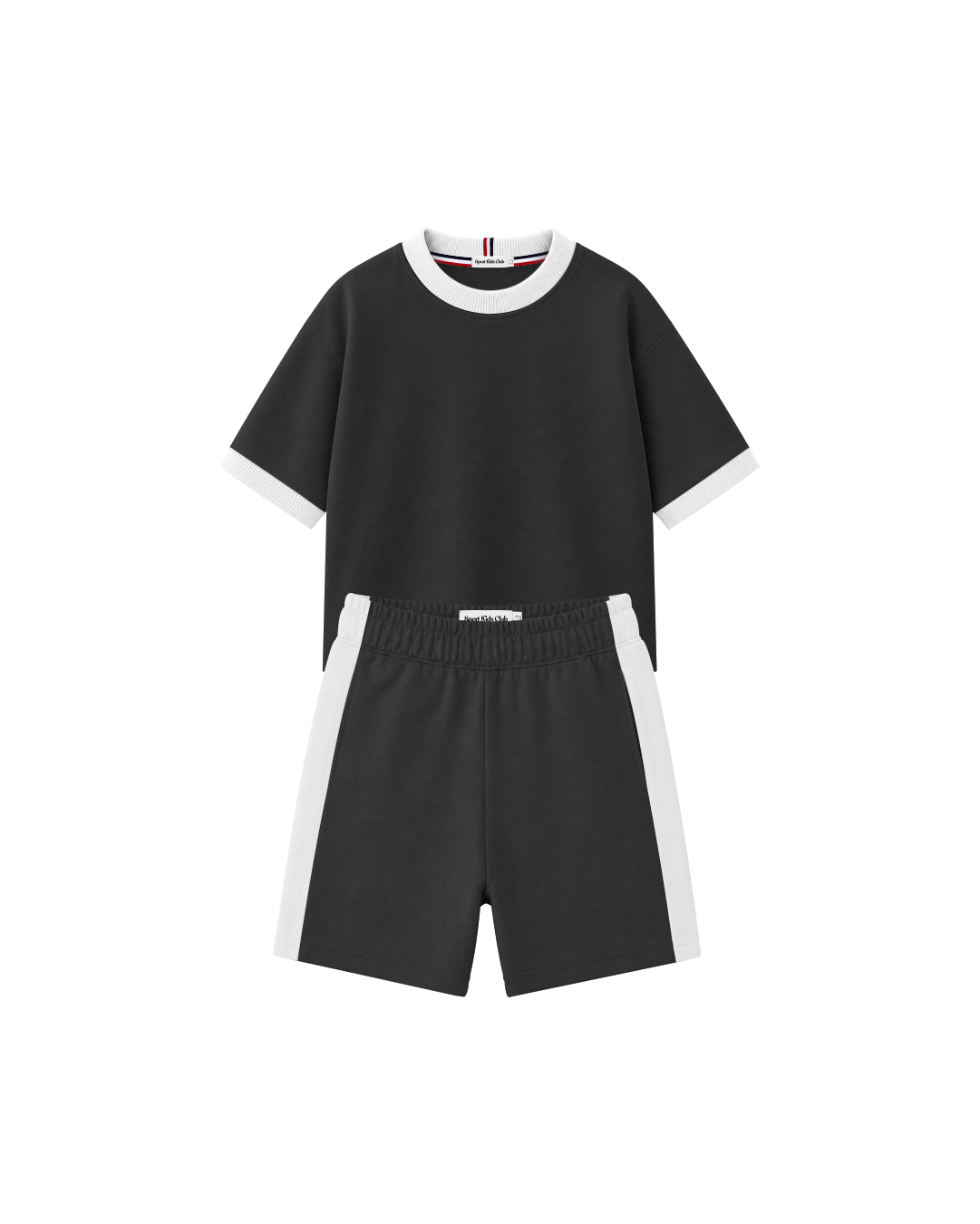 Conjunto Infantil Oversized-Fit Ringer 1 Camiseta 1 Bermuda KIDS2© (Pack-2)