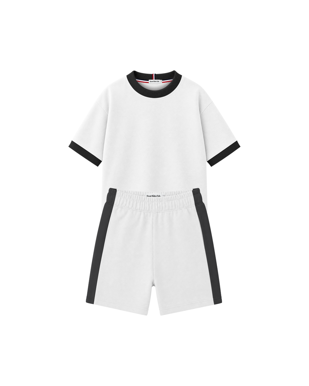 Conjunto Infantil Oversized-Fit Ringer 1 Camiseta 1 Bermuda KIDS2© (Pack-2)