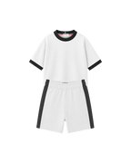 Conjunto Infantil Oversized-Fit Ringer 1 Camiseta 1 Bermuda KIDS2© (Pack-2)