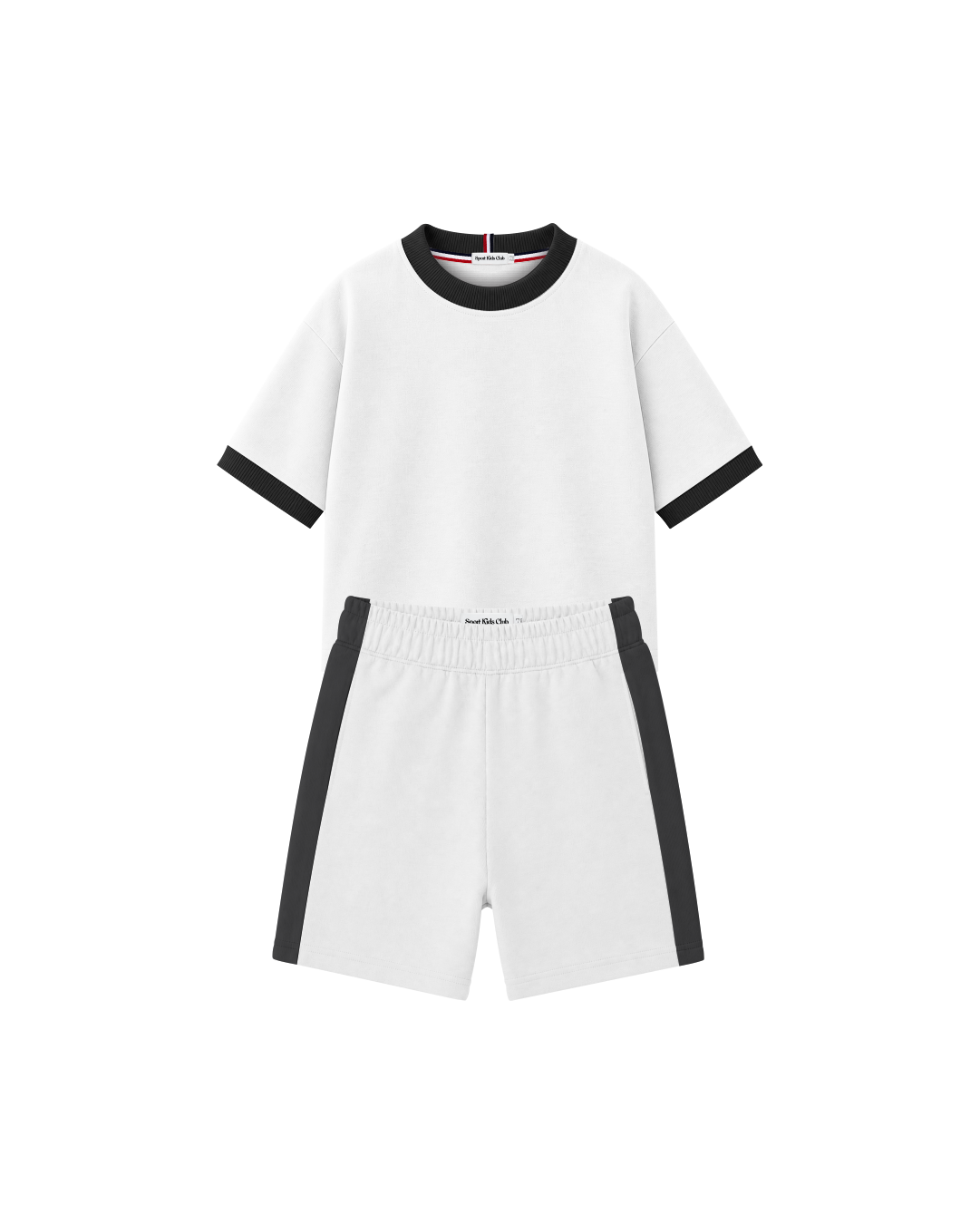Conjunto Infantil Oversized-Fit Ringer 1 Camiseta 1 Bermuda KIDS2© (Pack-2)