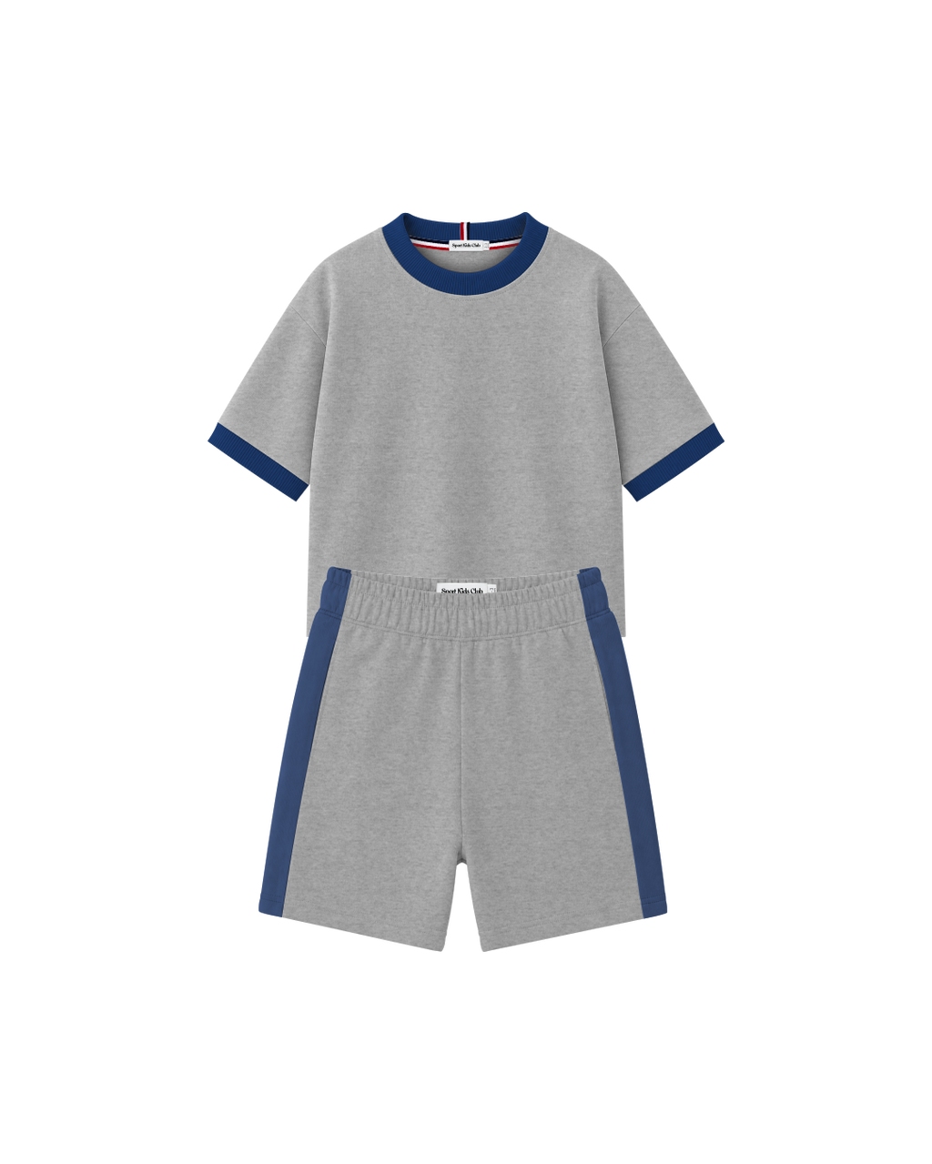 Conjunto Infantil Oversized-Fit Ringer 1 Camiseta 1 Bermuda KIDS2© (Pack-2)