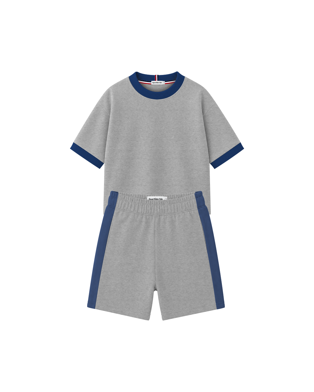 Conjunto Infantil Oversized-Fit Ringer 1 Camiseta 1 Bermuda KIDS2© (Pack-2)
