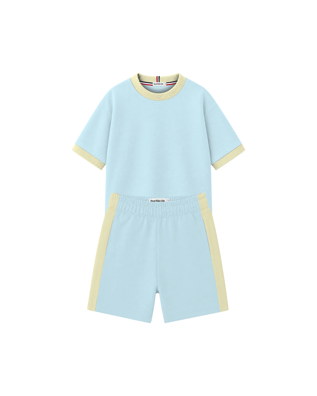 Conjunto Infantil Oversized-Fit Ringer 1 Camiseta 1 Bermuda KIDS2© (Pack-2)