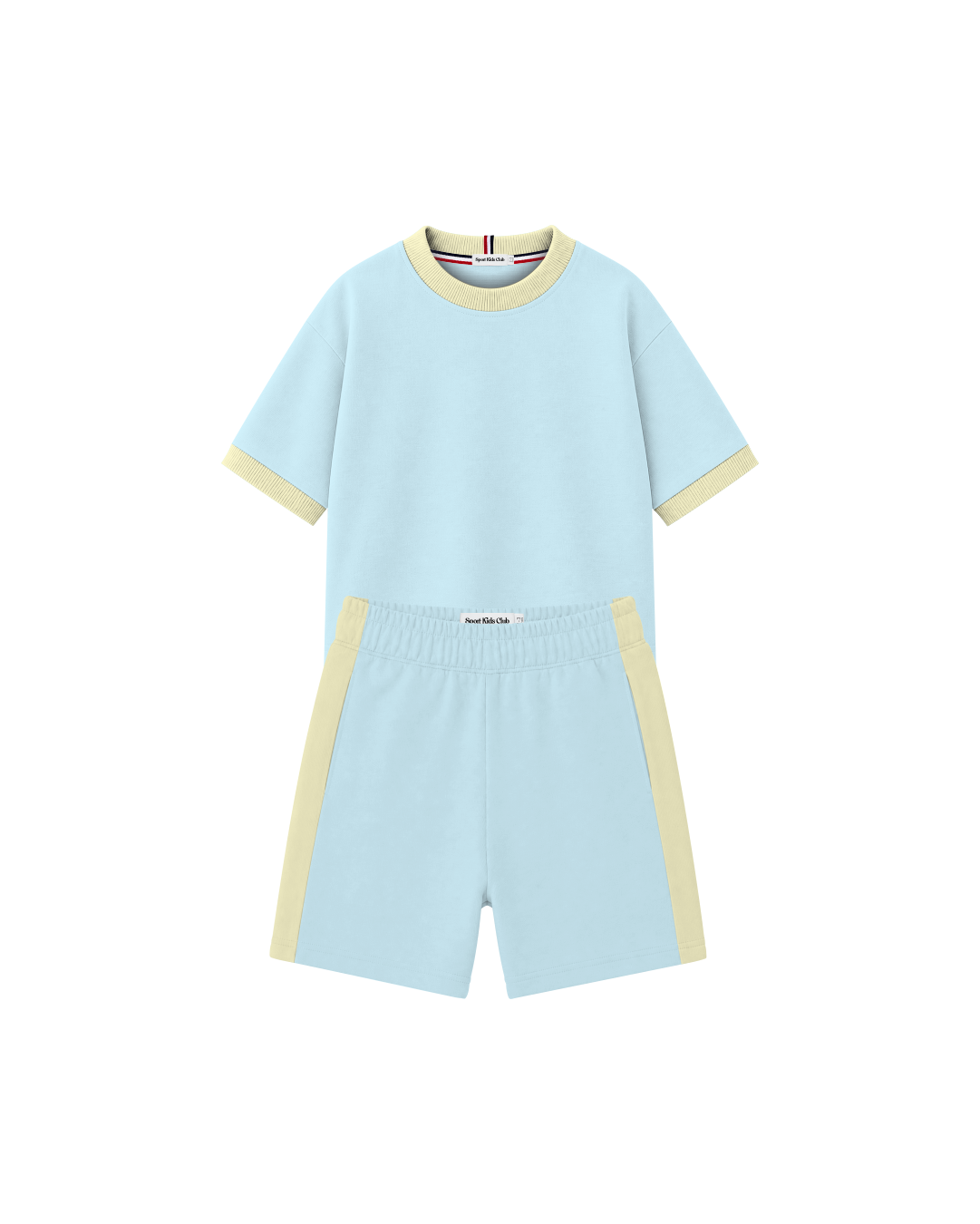 Conjunto Infantil Oversized-Fit Ringer 1 Camiseta 1 Bermuda KIDS2© (Pack-2)