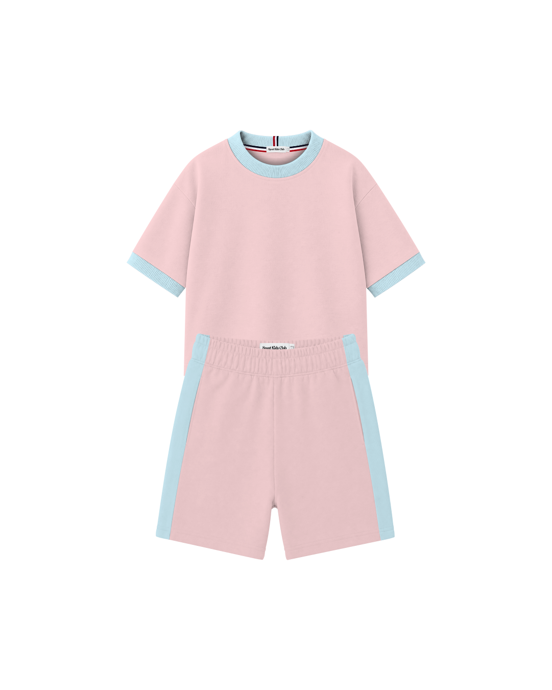 Conjunto Infantil Oversized-Fit Ringer 1 Camiseta 1 Bermuda KIDS2© (Pack-2)