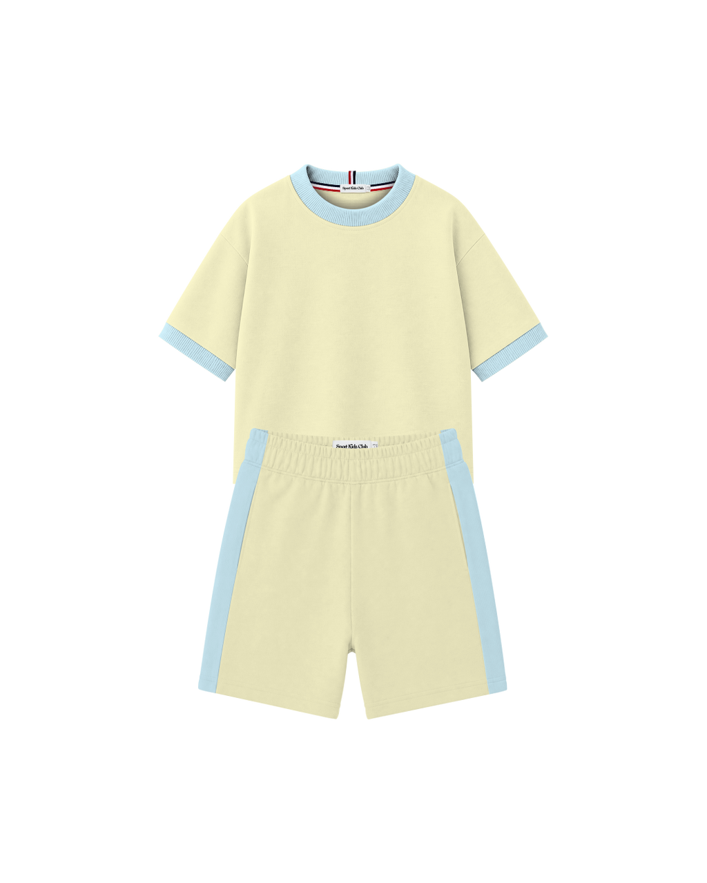 Conjunto Infantil Oversized-Fit Ringer 1 Camiseta 1 Bermuda KIDS2© (Pack-2)