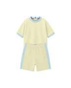 Conjunto Infantil Oversized-Fit Ringer 1 Camiseta 1 Bermuda KIDS2© (Pack-2)