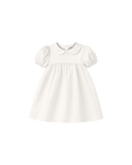 Vestido Infantil "Império" Gola Bonéca Madrepérola em Algodão Egípicio DELUXE©