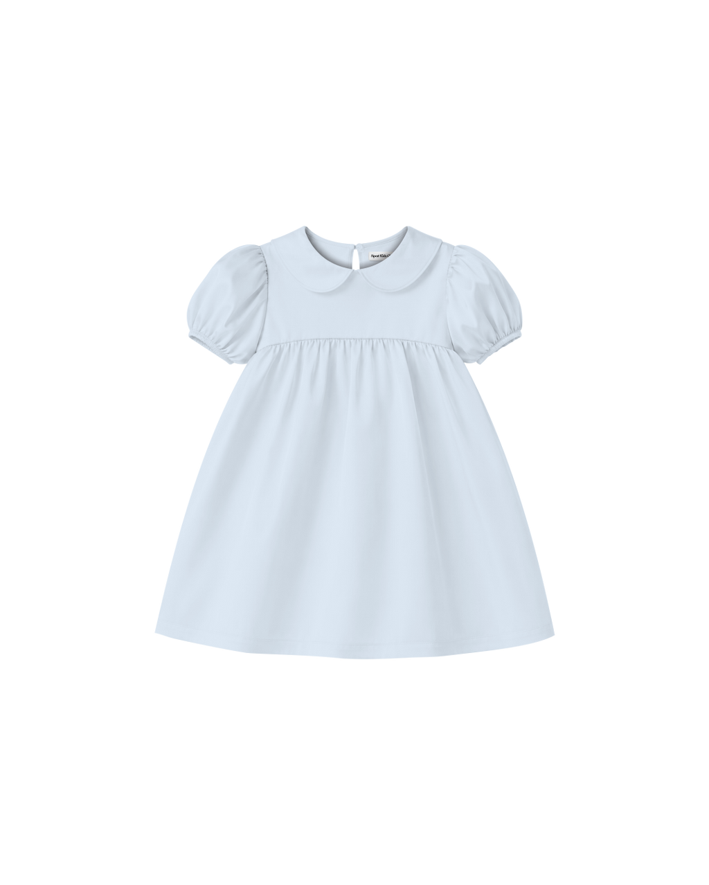 Vestido Infantil "Império" Gola Bonéca Madrepérola em Algodão Egípicio DELUXE©