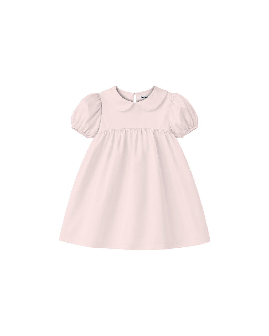 Vestido Infantil "Império" Gola Bonéca Madrepérola em Algodão Egípicio DELUXE©