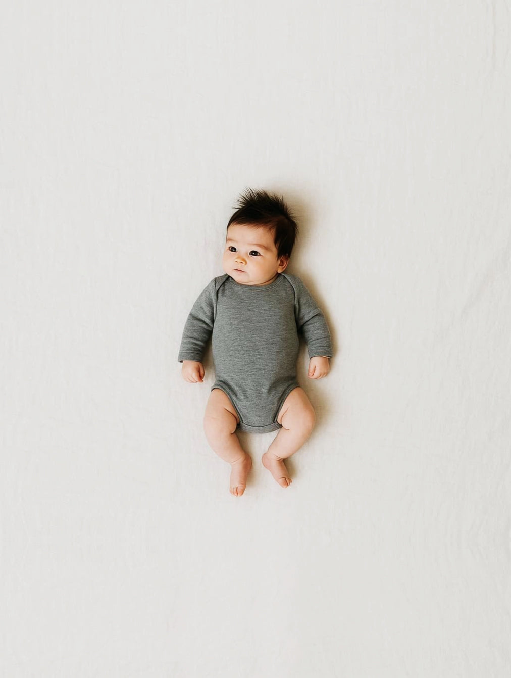Body Infantil Manga Longa Slim Fit Super Cotton BABY1©