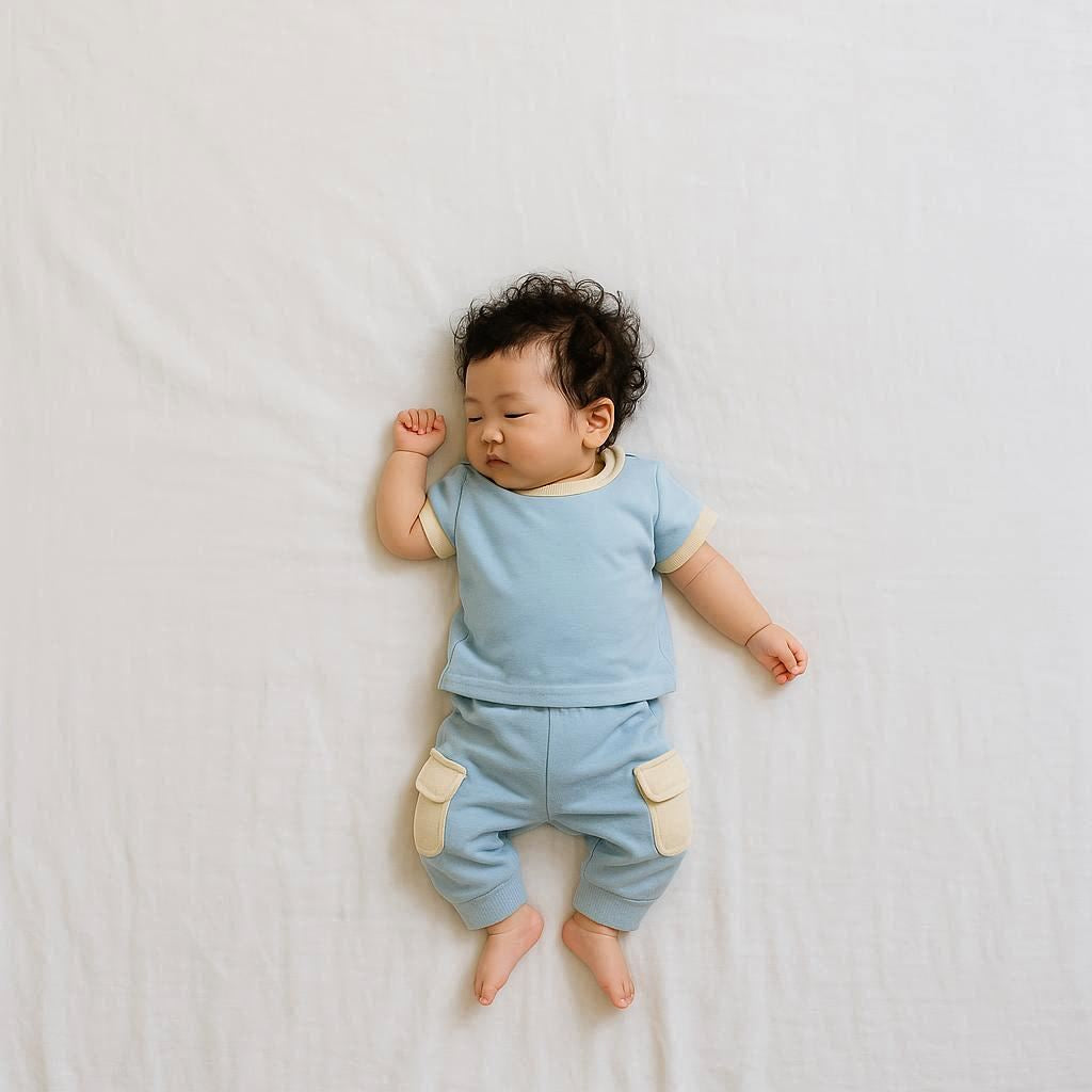 Calça Infantil Cargo Regular Fit em Moletom BABY2©