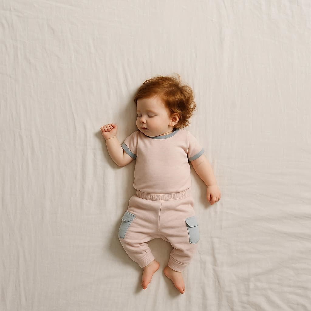 Calça Infantil Cargo Regular Fit em Moletom BABY2©