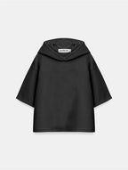 Blusa Infantil Capuz Manga Curta Over Fit em Moletom KIDS1©