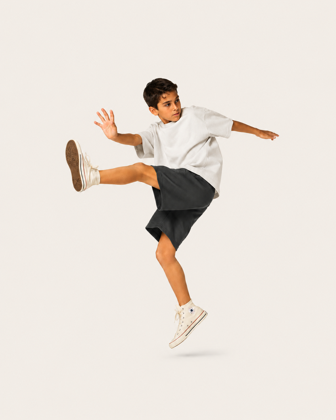 Camiseta Infantil Over-Fit em Malha  KIDS1©