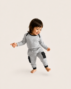 Calça Infantil Cargo Regular Fit em Moletom BABY2©