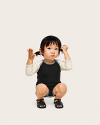 Body Infantil Manga Longa Tricolor Slim Fit Super Cotton BABY2©